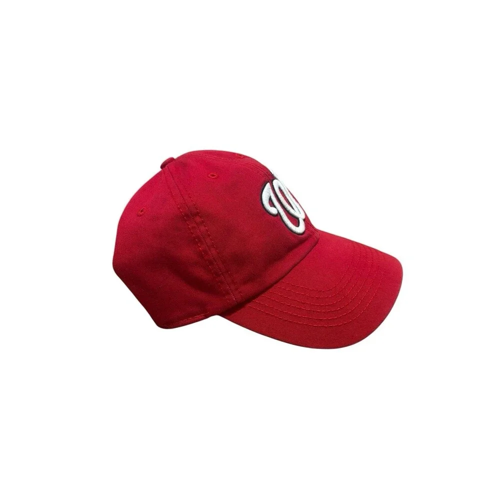 Washington Nationals '47 Brand Clean Up Red Adjustable Cap Hat XL